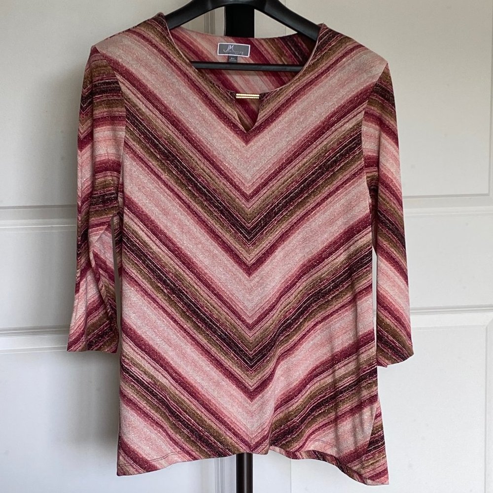 JM Collection Petite Knit Blouse